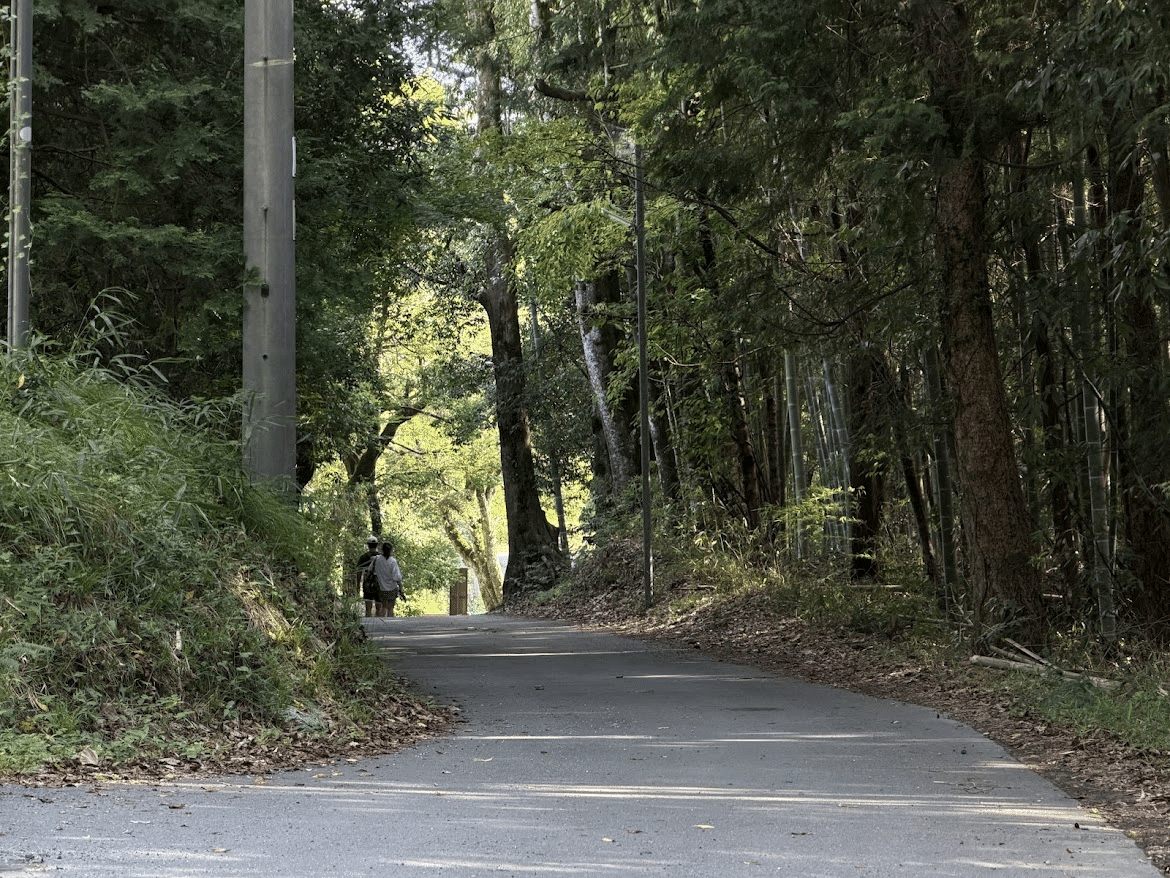 The approach to Manai Shrine