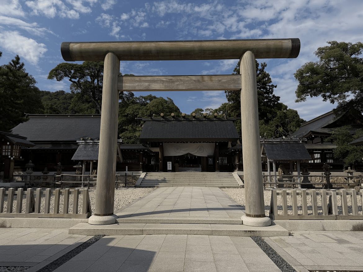 Main hall of Motoise Kono Shrine