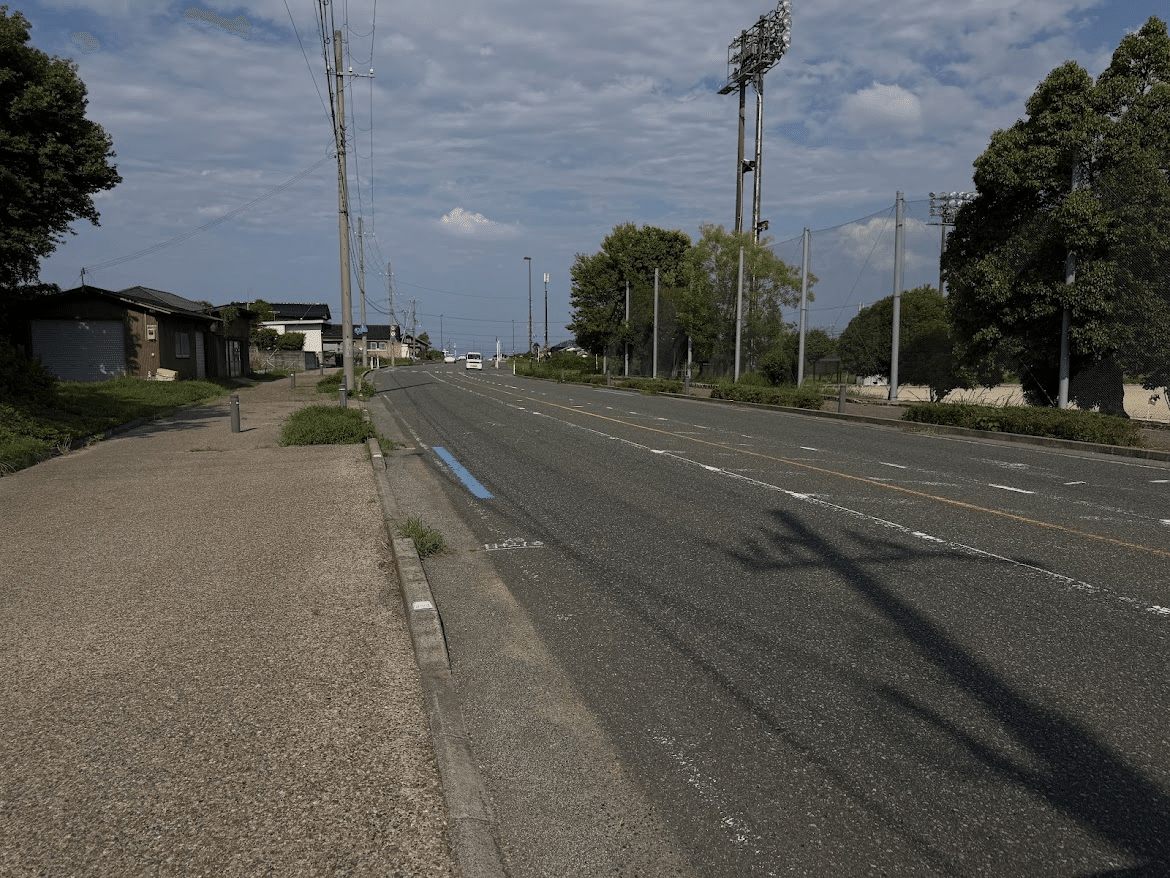 Baseball ground visible from Route 178